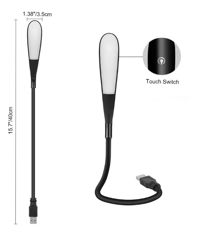 Mini Portable Laptops USB LED Light Touch Sensor