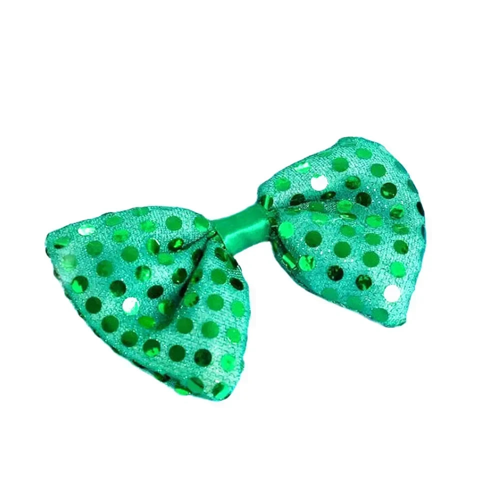 LED Sequin Fedora Hat & Glowing Necktie Set – Light-Up Festival & Party Accessories for Kids & Adults