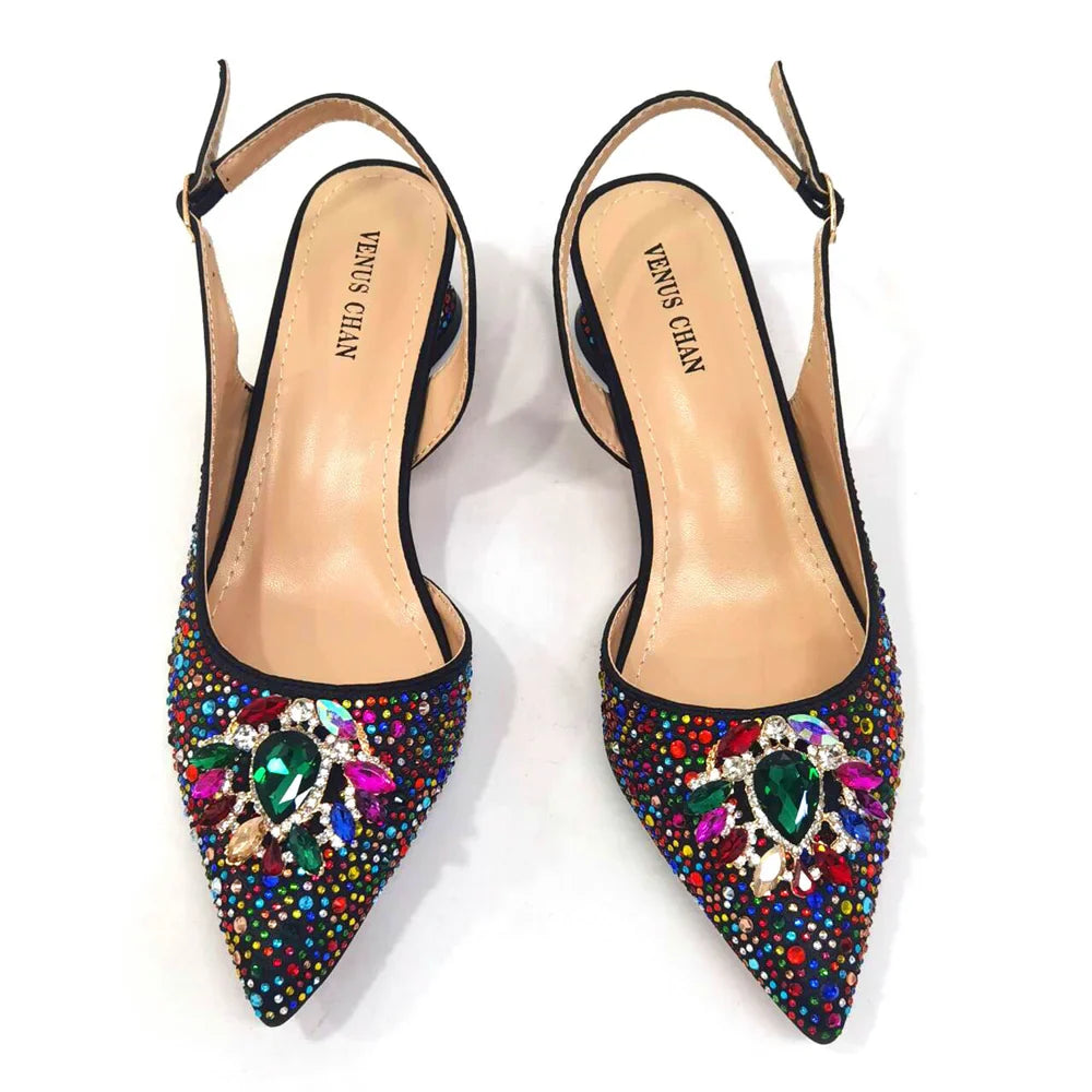 Italian Hollow Design Women Shoes Matching Bag in Champagne Color Mature African Ladies Comfortable Sandals for Party