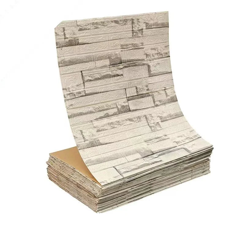 Antique Foam Brick Wallpaper