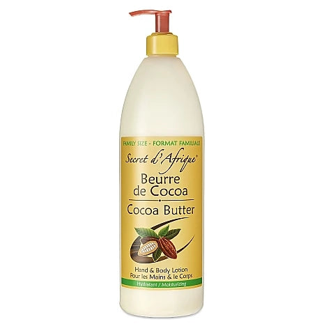 Secret d' Afrique Cocoa Butter Hand & Body Lotion Deeply Moisturizing for All Skin Types 500ml