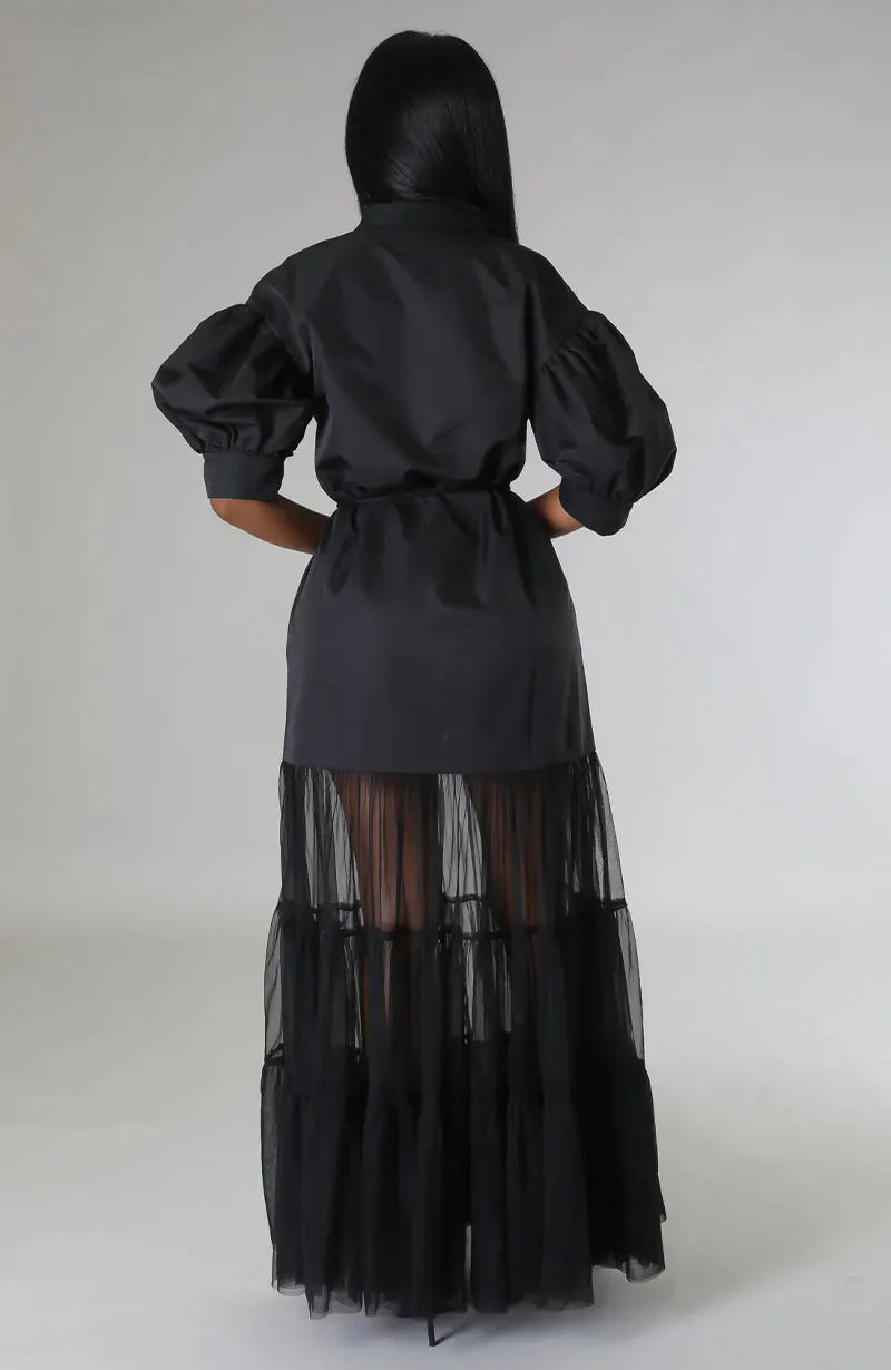 Fashionable White Lace Shirt Short Sleeve Dresses For Women'S Summer New Elegant Lace-up Pocket Lace Shirt Long Dress Female