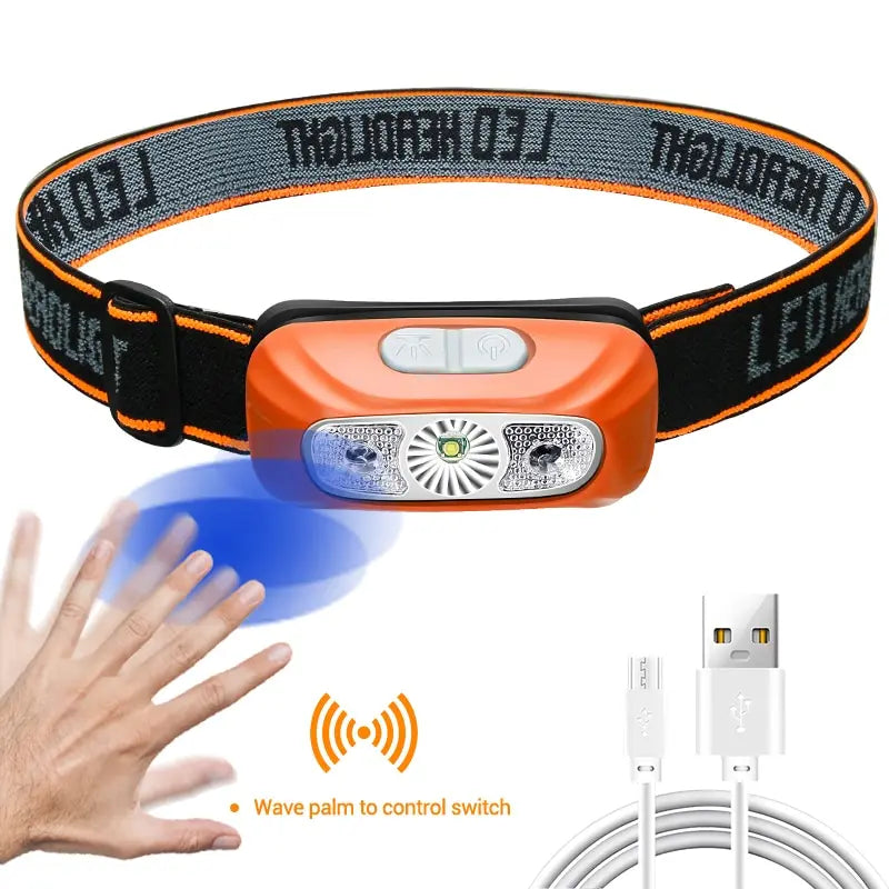 USB Head Flashlight