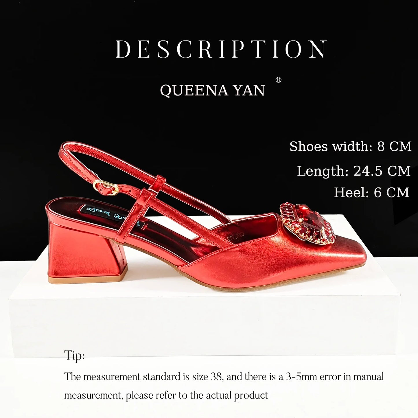 Elegant Women's Shoes and Bag Shiny Big Rhinestone Luxury Fashion Shoes Set