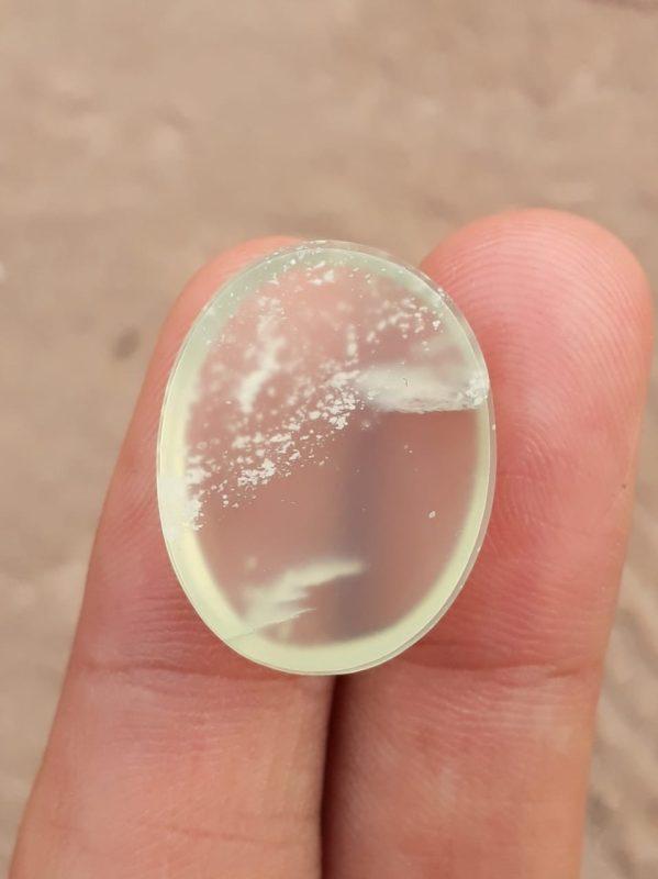 22.7ct Serpentine Cabochon - Shah Maqqsood - Zehrmora - 24x18.6mm