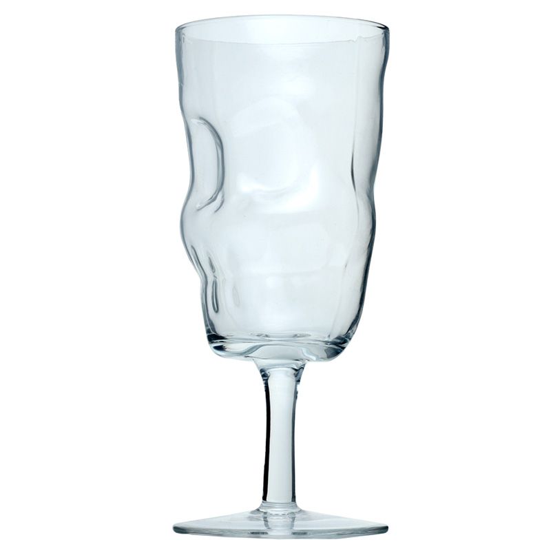 Gothic Gifts Set of 2 Skull Head Shaped Wine Glasses