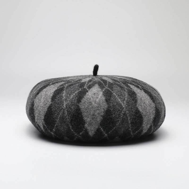 Wool Beret for Women Cashmere Caps
