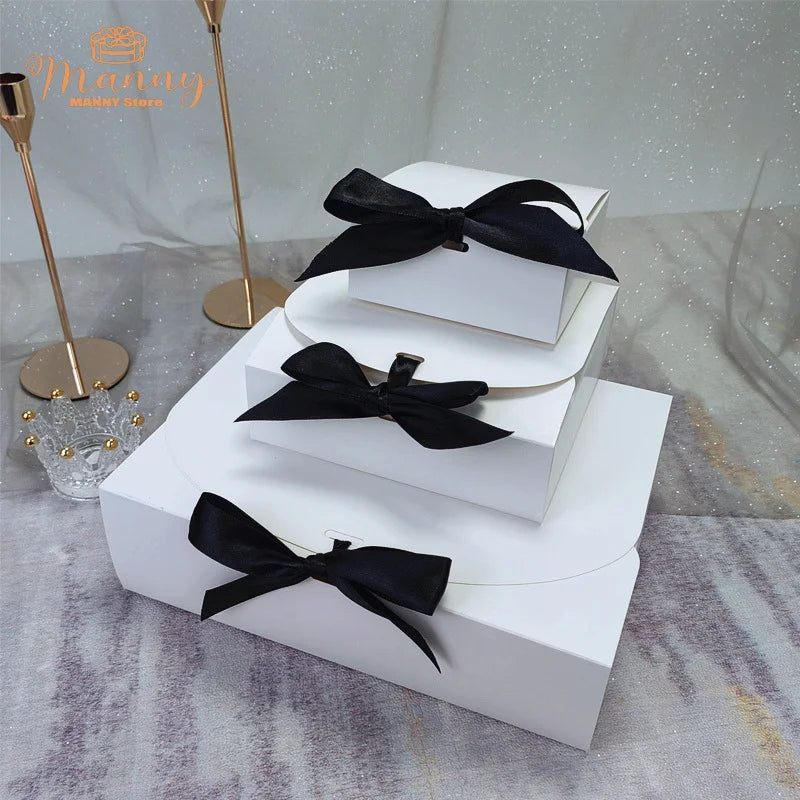5pcs/10pcs/Lot black Colour Gift Box Small Gifts Packaging Box Blank Kraft paper Custom Sizes And Printed Logo Pattern