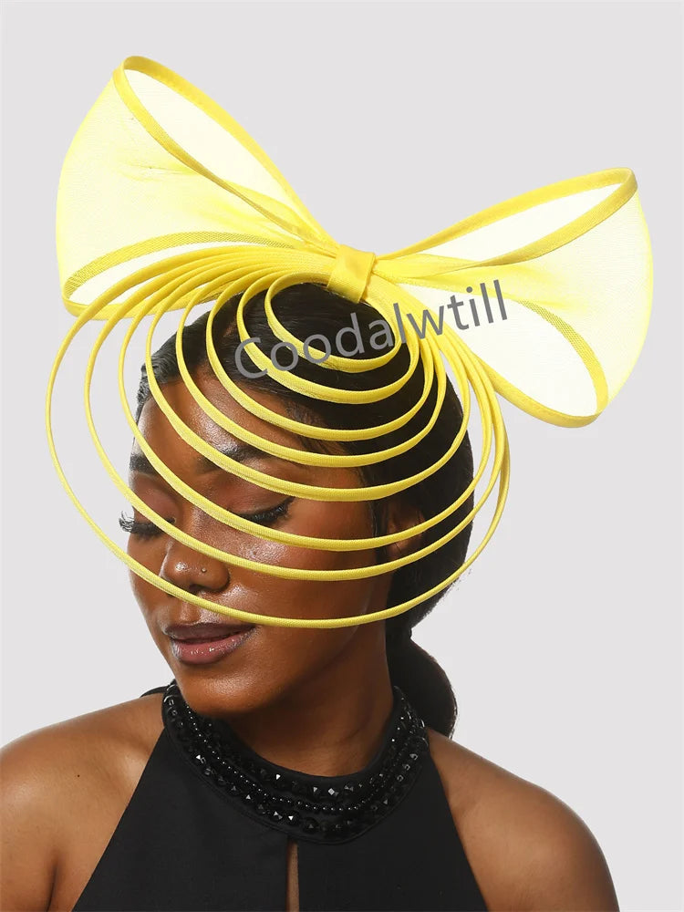 Fascinator Hat For Women Elegant Wedding Church Headpiece Ladies Chic Bow Fascinators Party Hats New Kentucky Derby Millinery