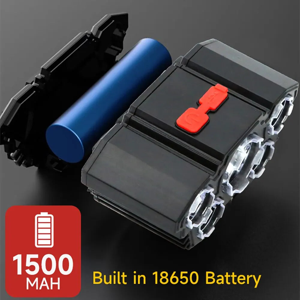 5 LED Headlamp Rechargeable