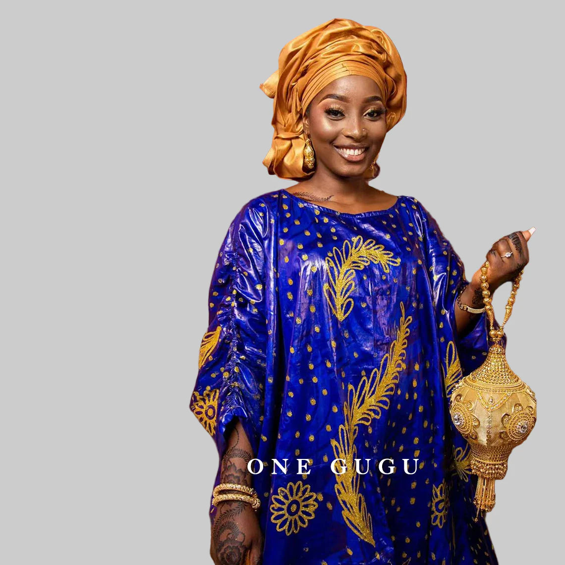 African Traditional Dashiki Print Bazin Riche Boubou Gown Dresses