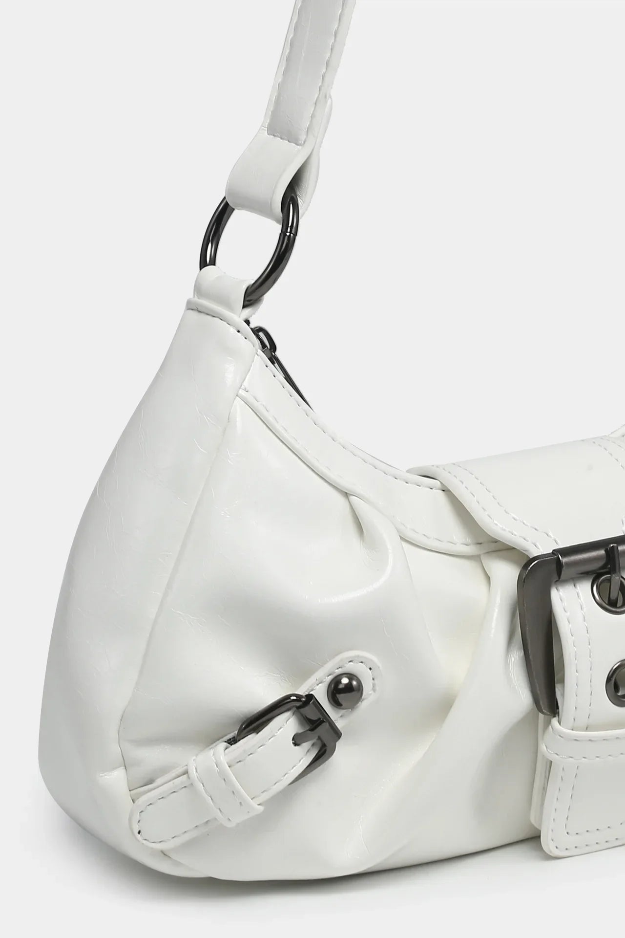 Hot Selling Maillard-Style Retro Small Bag Spicy Girl Y2K Wasteland-style Vintage Leather Shoulder Armpit Bag 2025