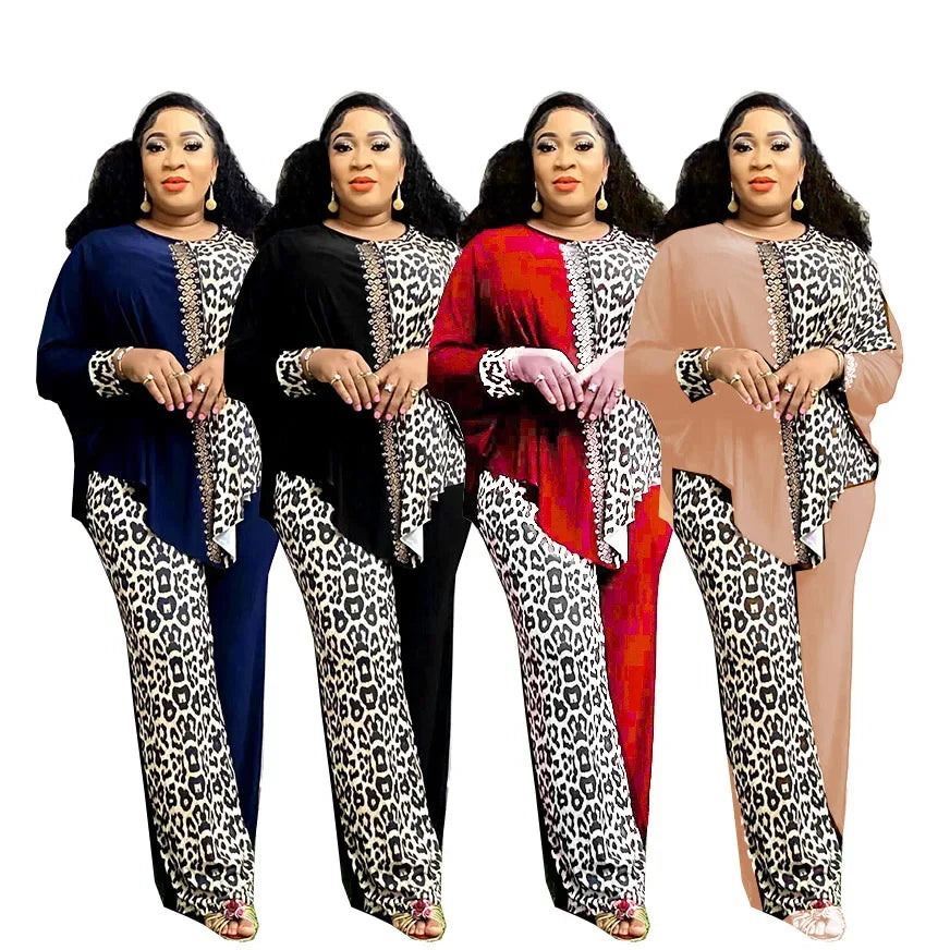 Women's Two Sets Dashiki African Dress