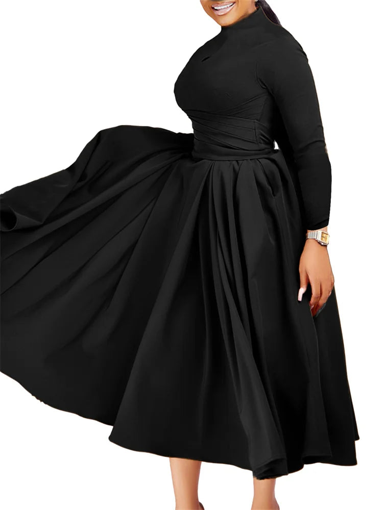 Wmstar Women African Elegant Dresses 2024 New Spring Africa Clothing Plus Size Wedding Party Long Dress Dashiki Ankara Outfits