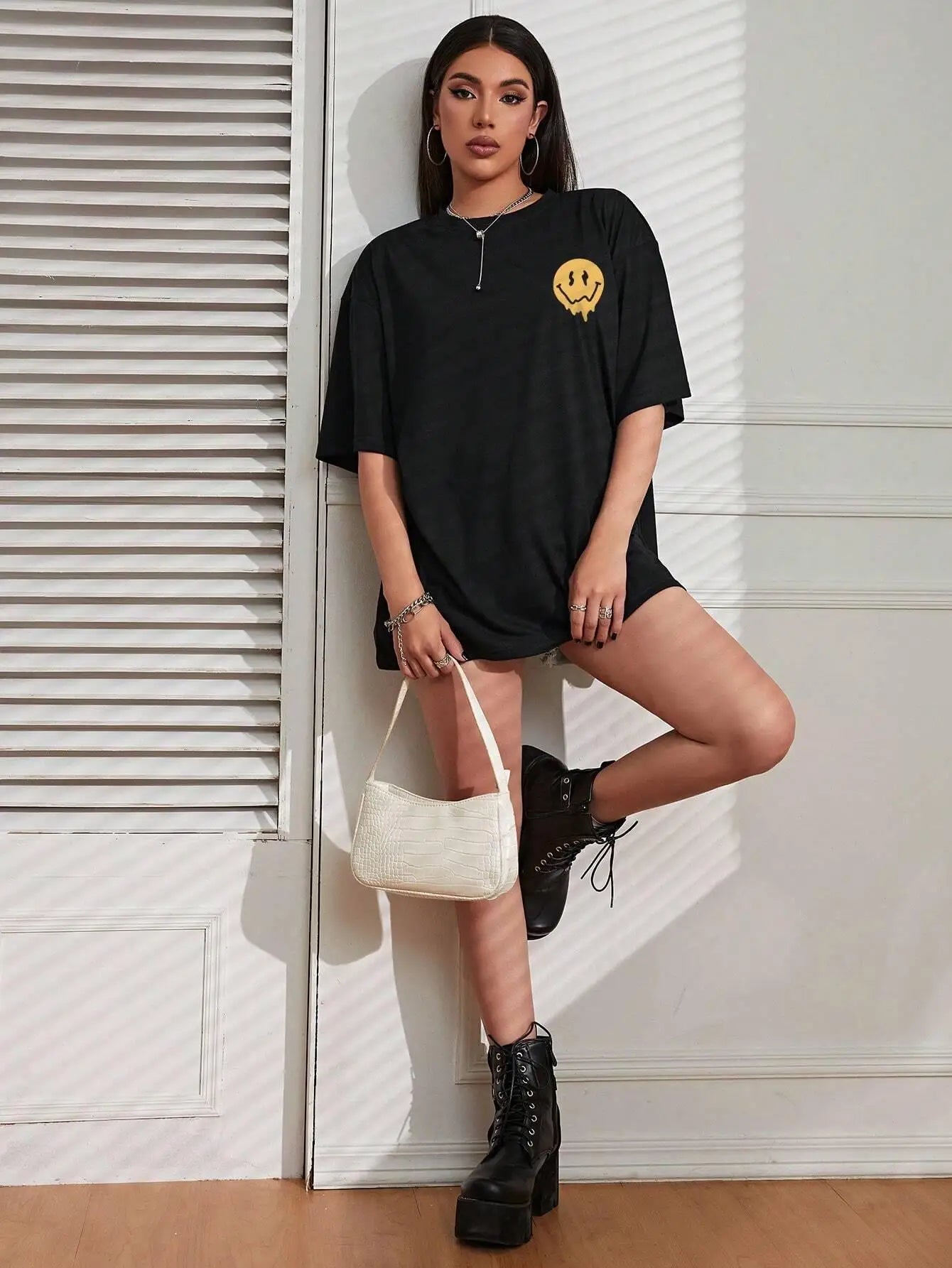 Do What Makes You Happy Oversized T-Shirt - Cotton Streetwear Tee