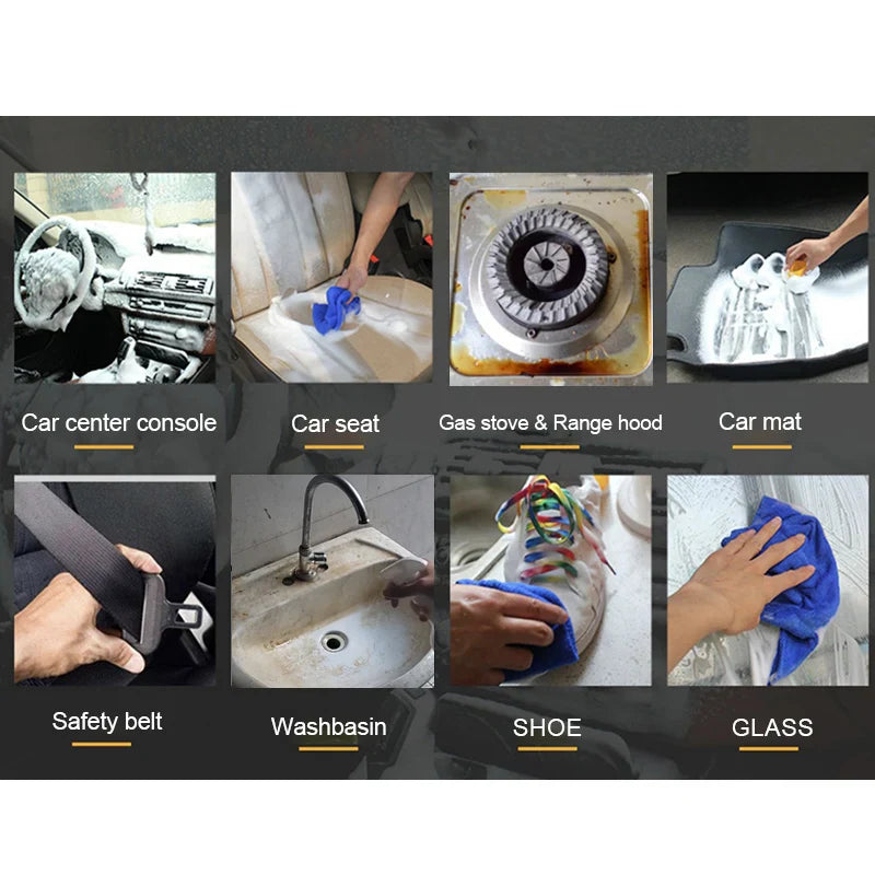 Multi-Purpose Foam Cleaner, Rust Remover, Car Interior Accessories
