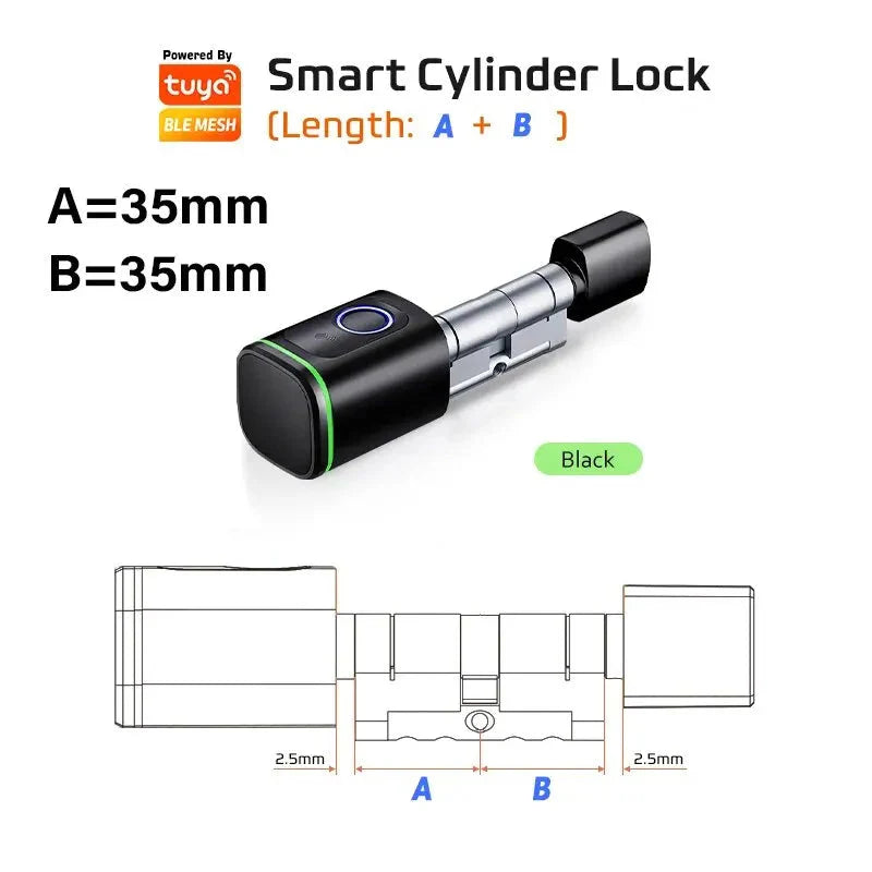 Smart  Lock With Tuya Bluetooth Fingerprint 13.56mhz IC Card Include
