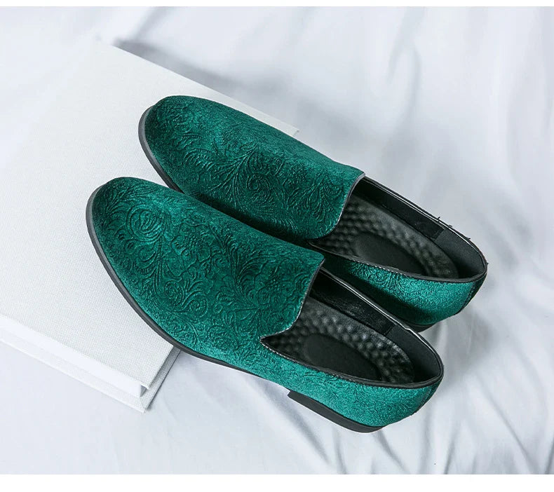 Men's Suede slip-on loafers