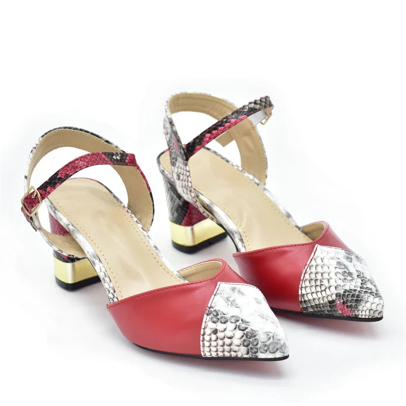 2024 Italian Shoe and Bag Set for Party In Women Luxury Shoes Women Designers Nigerian Women Party Pumps High Heels Sexy Ladies