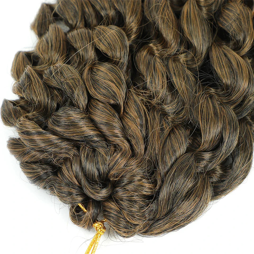 Ombre Jumpy Red Ginger Wand Curls Crochet Hair 1B 27 30 350 613 Purple Grey Colors jamaican twist braiding Hair 20 Strands/Pack