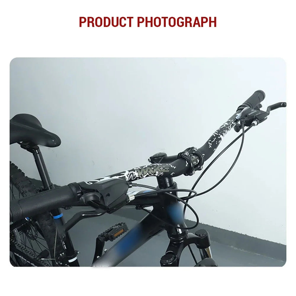 31.8MM Mountain Bike Handlebar Aluminum Alloy Bicycle Riser Handlebar 30MM Rise 780MM Wide Bicycle Bar with Paint Matte Surface