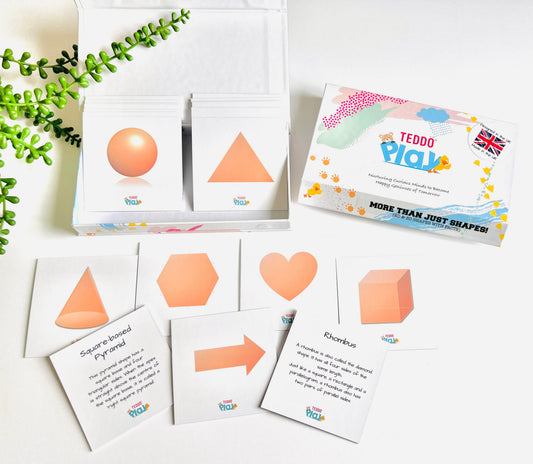 Teddo Play - More Than Just Shapes Learning Cards Set