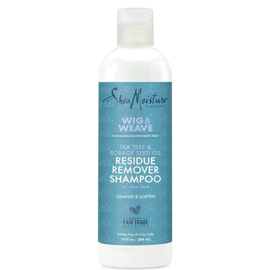 Shea Moisture Wig & Weave Residue Remover Shampoo 13 oz / 384 ml - For Wigs, Weaves & Natural Hair