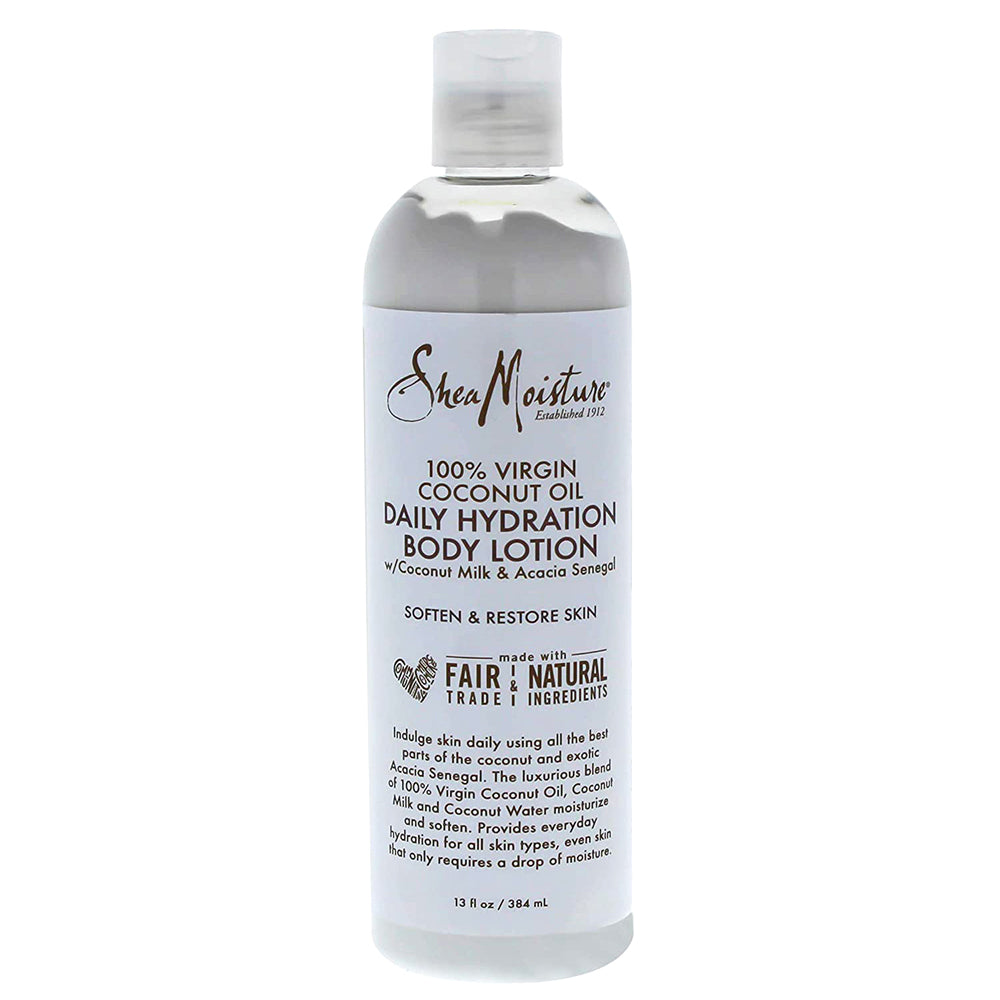 Shea Moisture 100% Virgin Coconut Oil Daily Hydration Body Lotion 13 oz / 384 ml - For All Skin Types