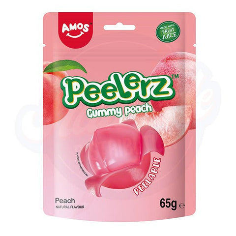 Amos Peelerz Gummy Peach 65g
