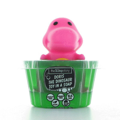 Doris the Dinosaur Toy in Soap