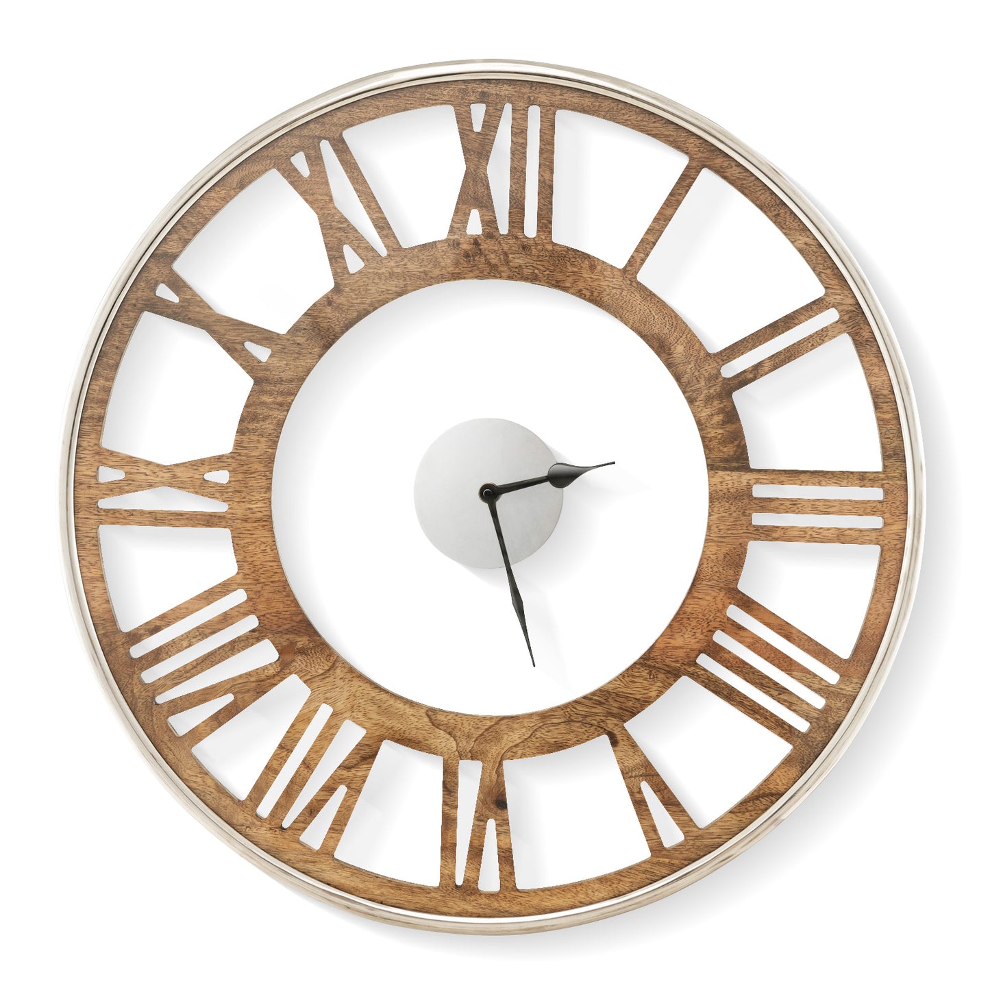 15.5/20 Inch Silent Wall Clock with Classic Frame-L