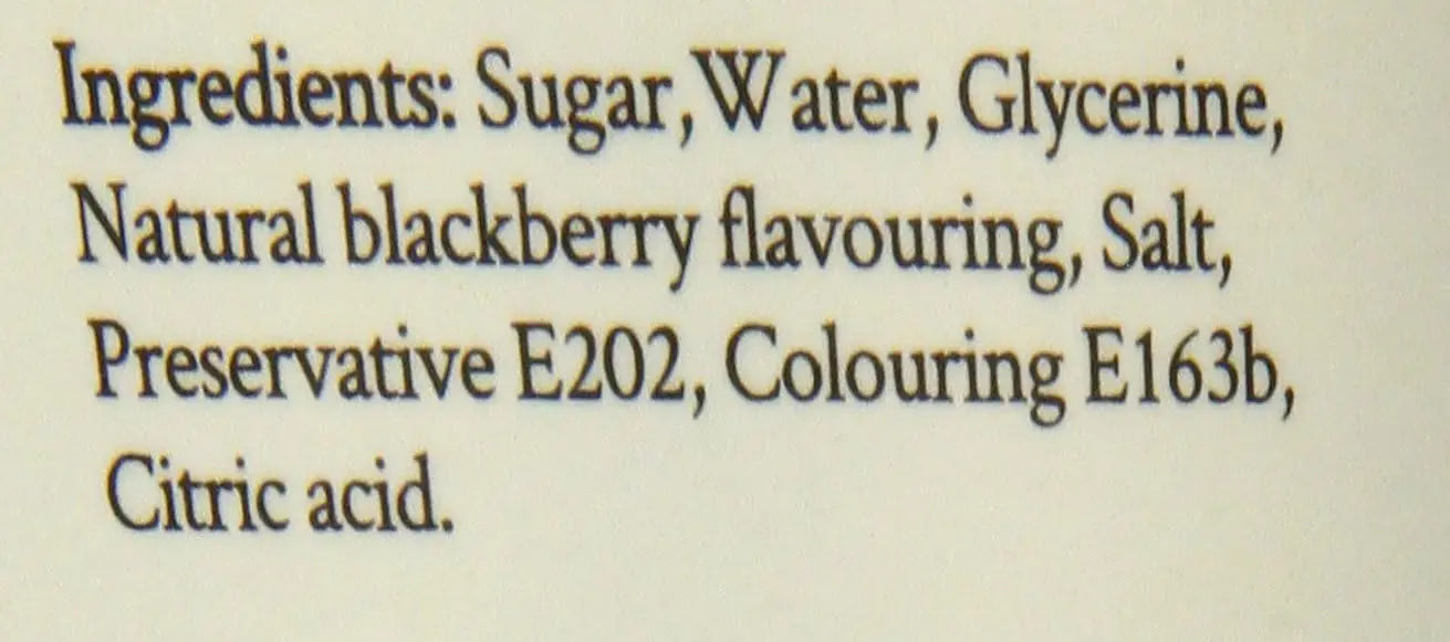 Simply Blackberry Syrup