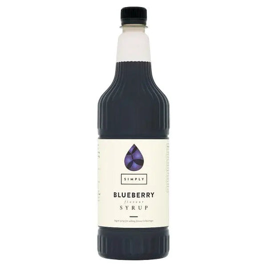 Simply Blueberry Flavour Syrup 1ltr