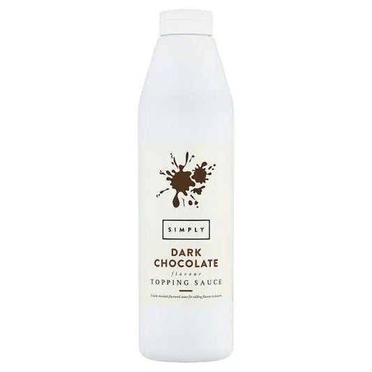 Simply Dark Chocolate Flavour Topping Sauce 1kg