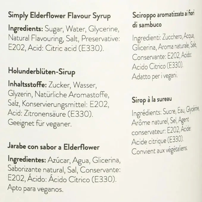 Simply Elderflower Syrup