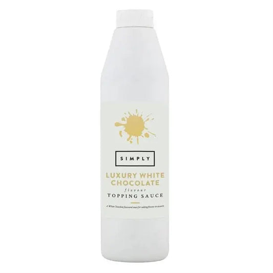 Simply Luxury White Chocolate Topping Sauce