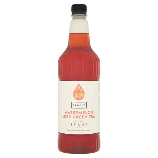 Simply Watermelon Iced Green Tea Flavour Syrup 1ltr
