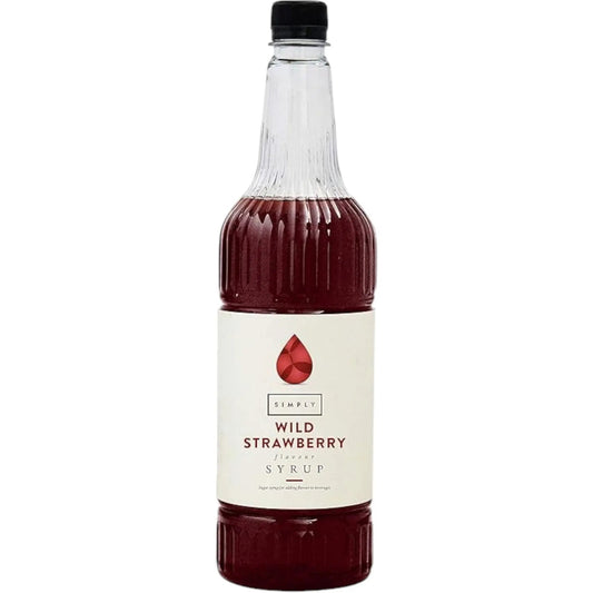Simply wild strawberry syrup