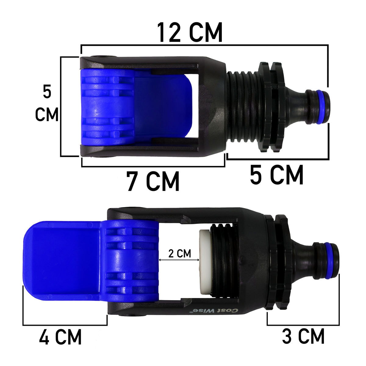 Kitchen Tap Adaptor "Non Branded" Blue