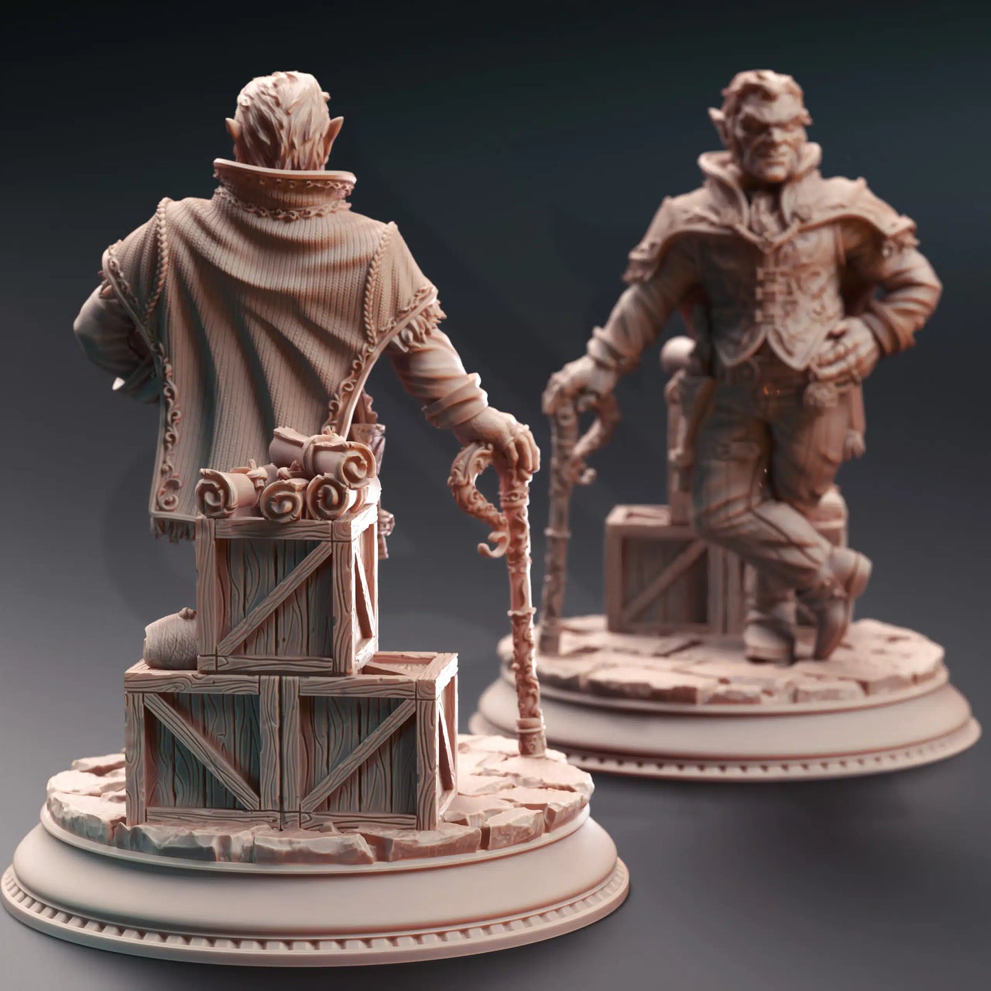 Skilet “The Boss” – Halfling Crime Lord - 3D Printed Gunslinger Miniature