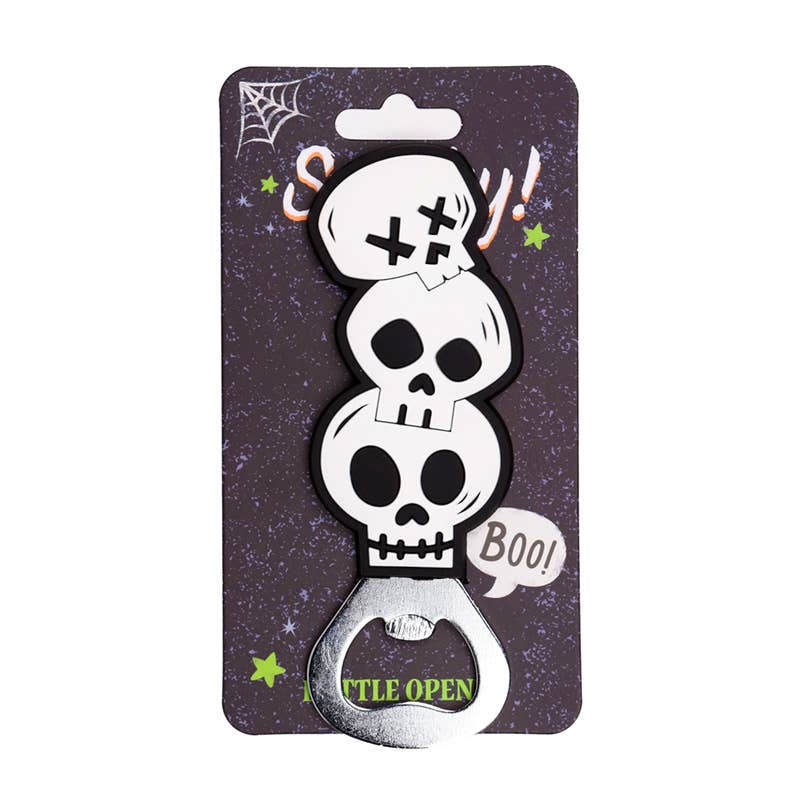Gothic Gifts Spooky Skulls PVC Bottle Opener