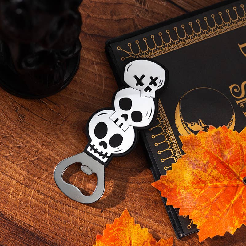 Gothic Gifts Spooky Skulls PVC Bottle Opener