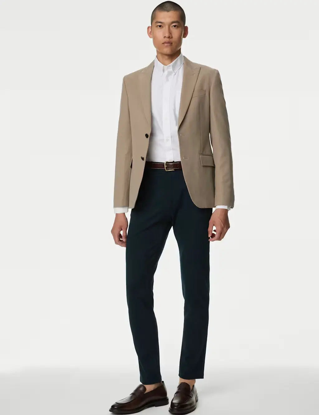 Slim Fit Stretch Ponte Chinos