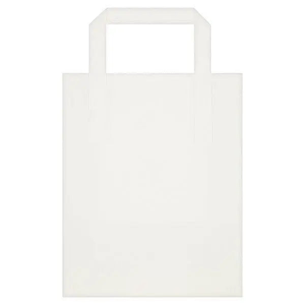Small White Takeaway Bags 100's
