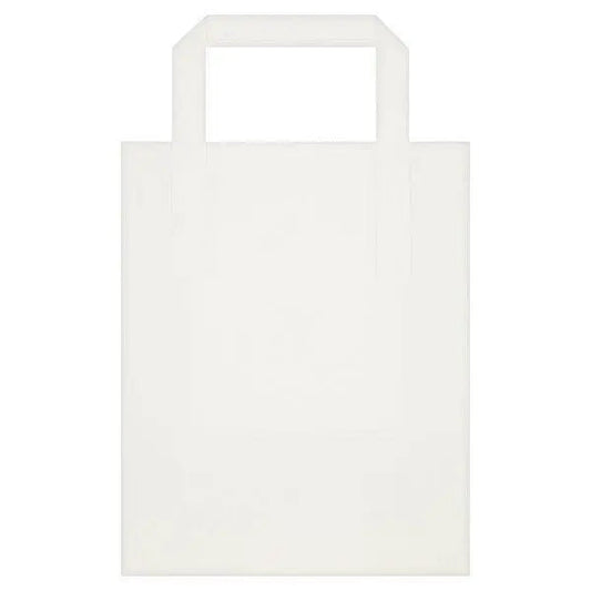 Small White Takeaway Bags 100's