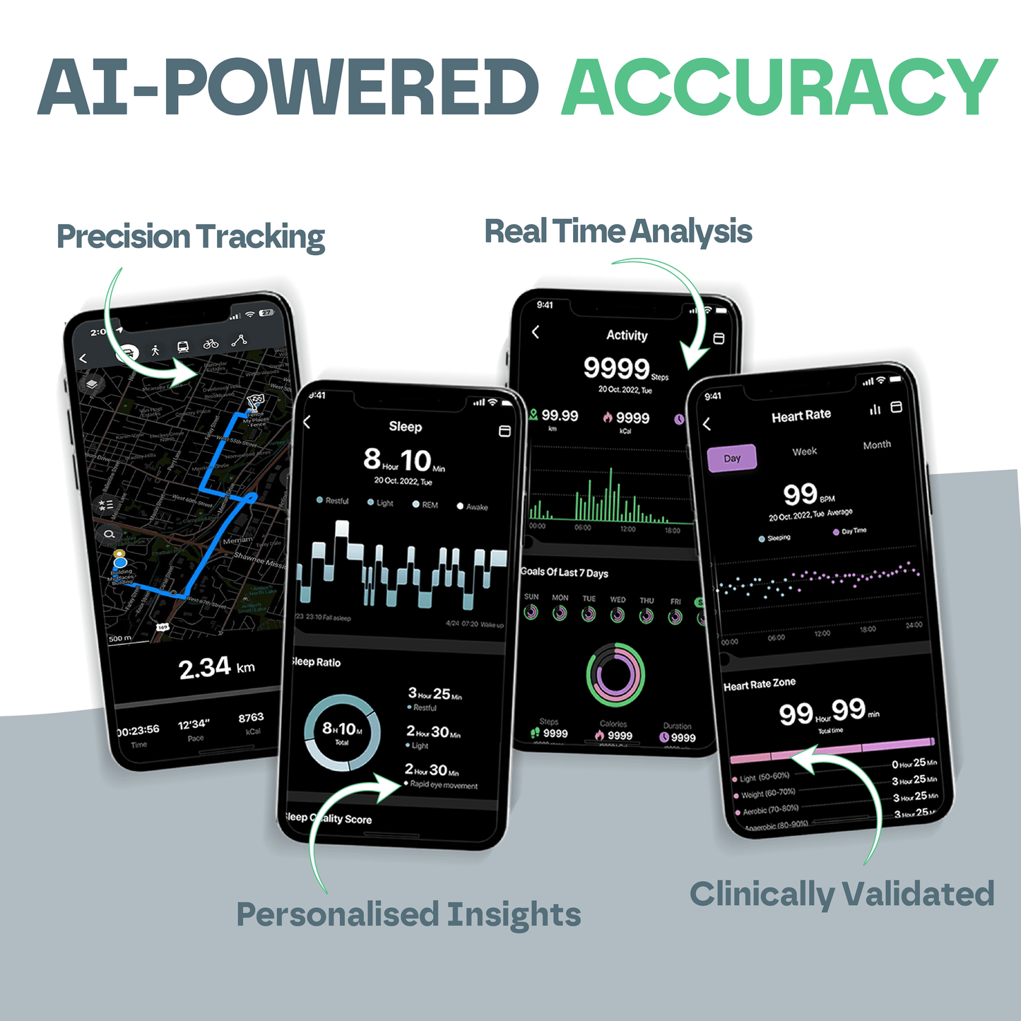 Sleep AI+ Tracking & Health Smart Ring