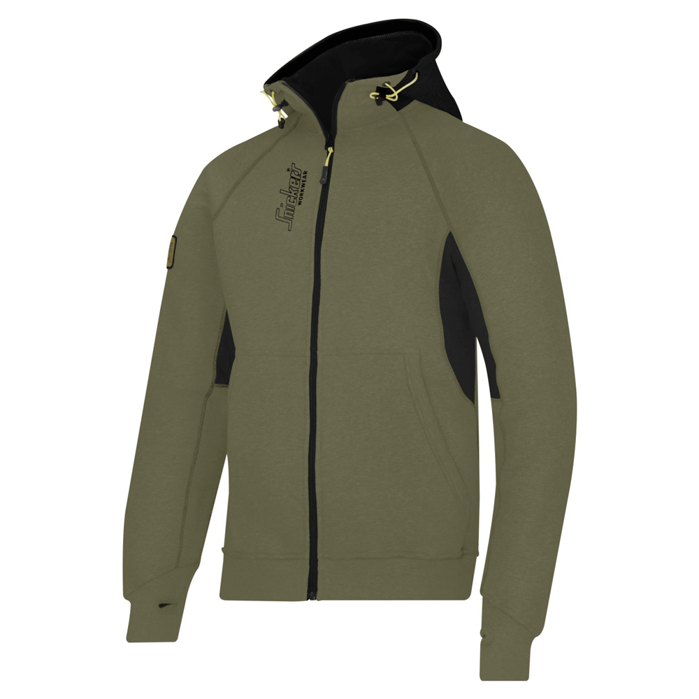 Snickers 2816 Full Zip Hooded Work Sweatshirt Logo Various Colours