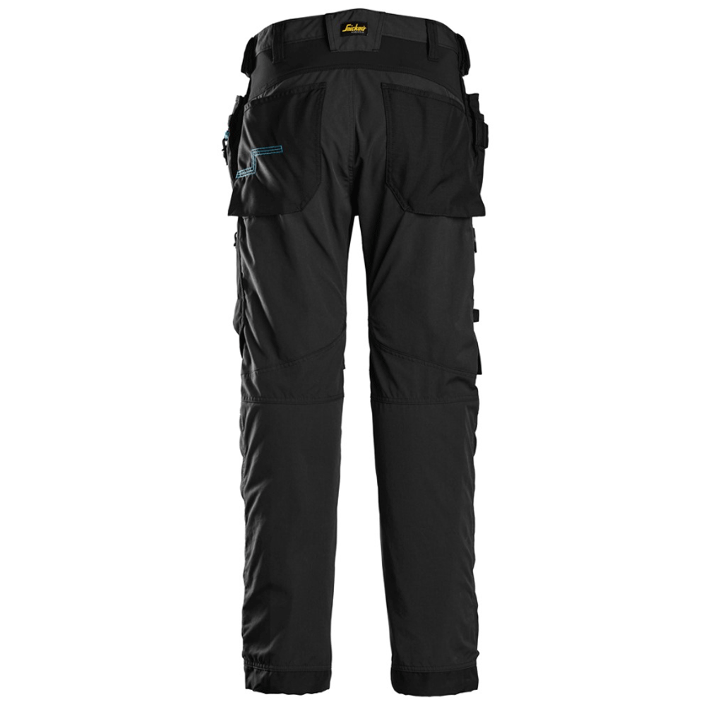 Snickers 6210 LiteWork, 37.5® Holster Pocket Work Trousers Black, 34" Waist 30" Leg-Snickers 104