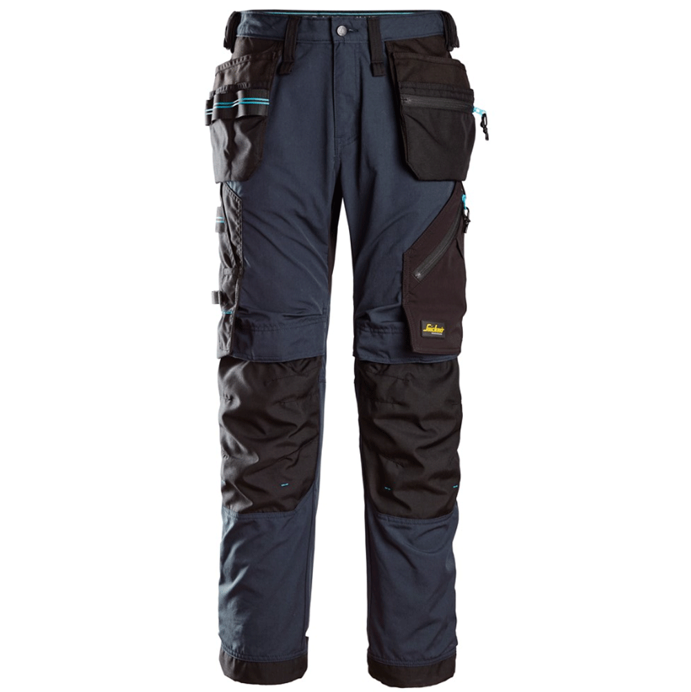 Snickers 6210 LiteWork, 37.5® Holster Pocket Work Trousers Navy Blue 33" Waist 32" Leg - Snickers Size 48
