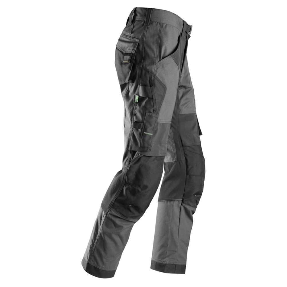 Snickers 6903 FlexiWork Stretch Kneepad Work Trousers Steel Grey 36" Waist - 32" Leg - Snickers Size 52